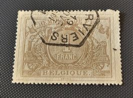 Belgien alte briefmarke