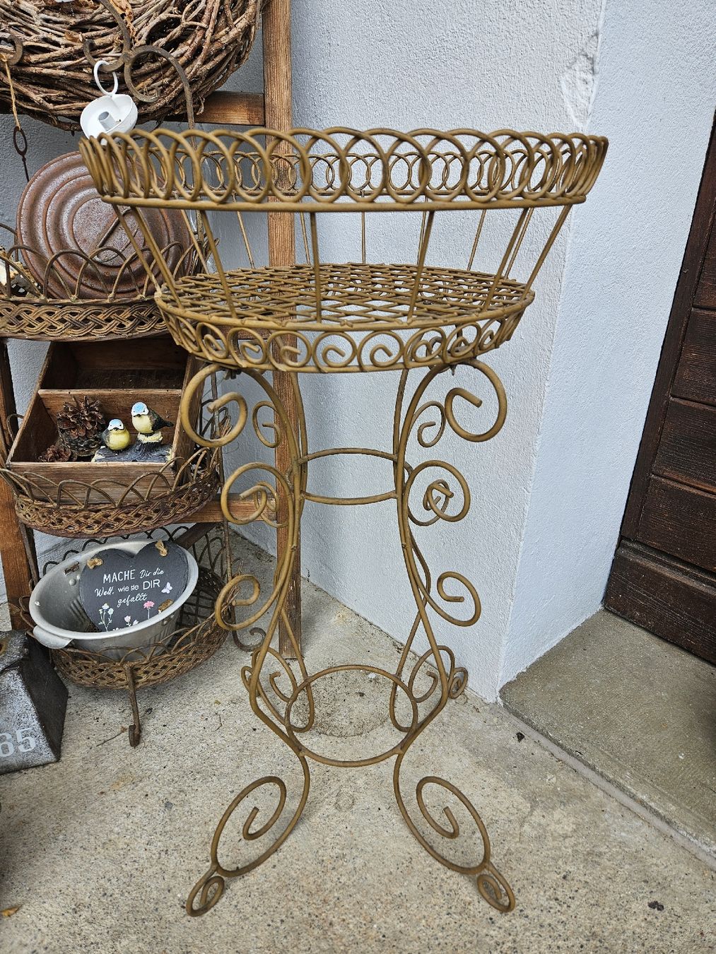 Sonstiges für Haushalt & Wohnen: Jardiniere/Blumenständer rostoptik – Gebraucht aus Mühlethurnen von Zauberfee3 1