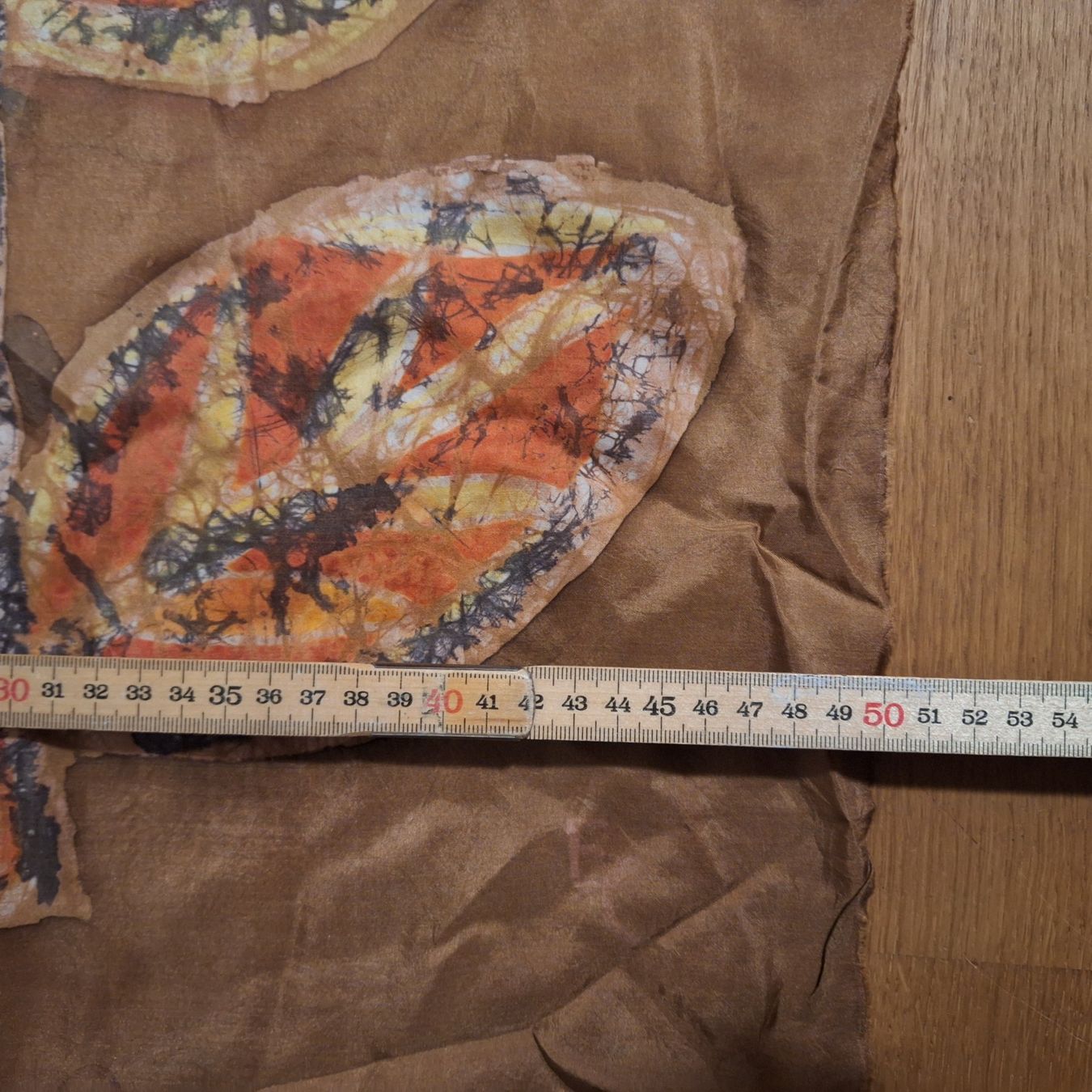 Foto & Immagini: Vintage Seide Batik Bild Blume (2) – Usato da Winterthur venduto da Goldpipau 6