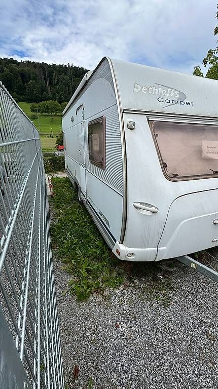 Dethleffs Remorques: Wohnwagen Dethleffs EL3, mit Mover – D'occasion à Dietlikon par Tambuti