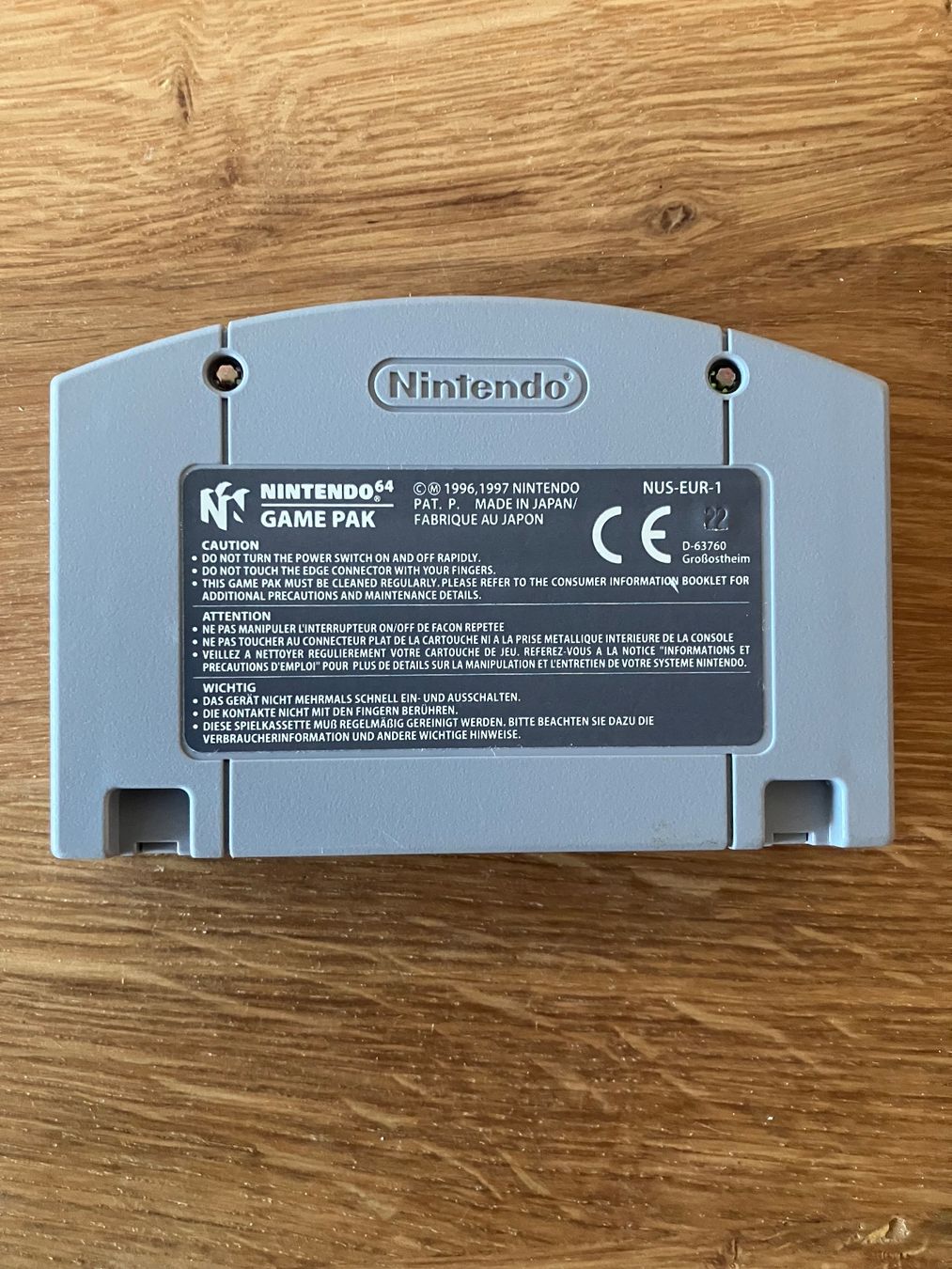 Nintendo Giochi: Nintendo N64 super Mario 64 – Usato da Châtel-St-Denis venduto da Lestresorsdugrenier 1