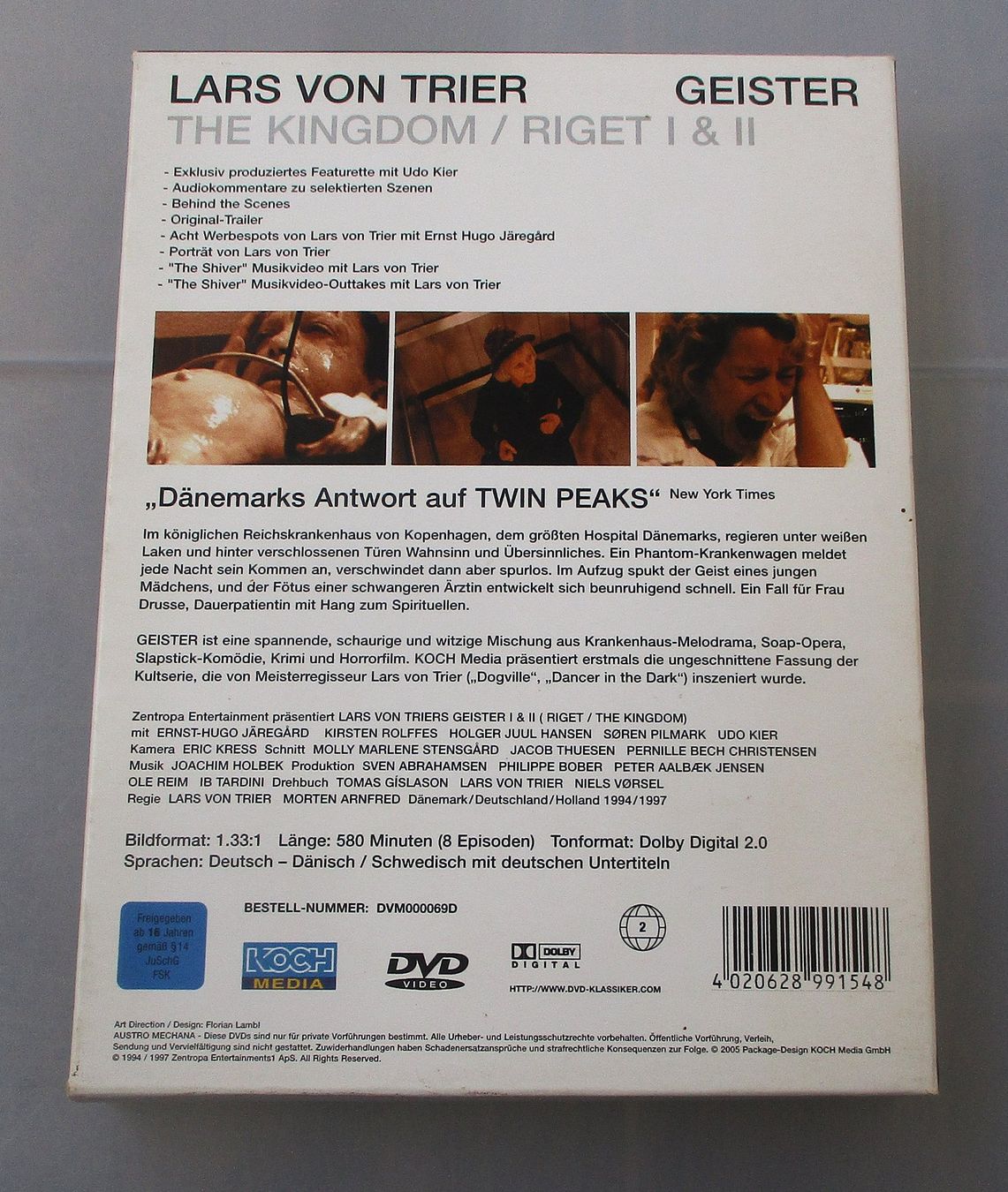 Tutti i DVDs: GEISTER - Lars Von Trier / 4-DVD – Usato da Wattwil venduto da Muriel10 1