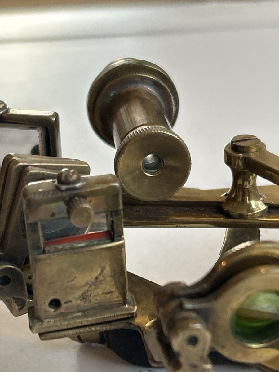 Misurare: Sextant aus Messing mit Lederetui (2I2) – Usato da Neuenhof venduto da 123-Allerlei 7