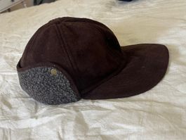 Casquette d'hiver vintage brune