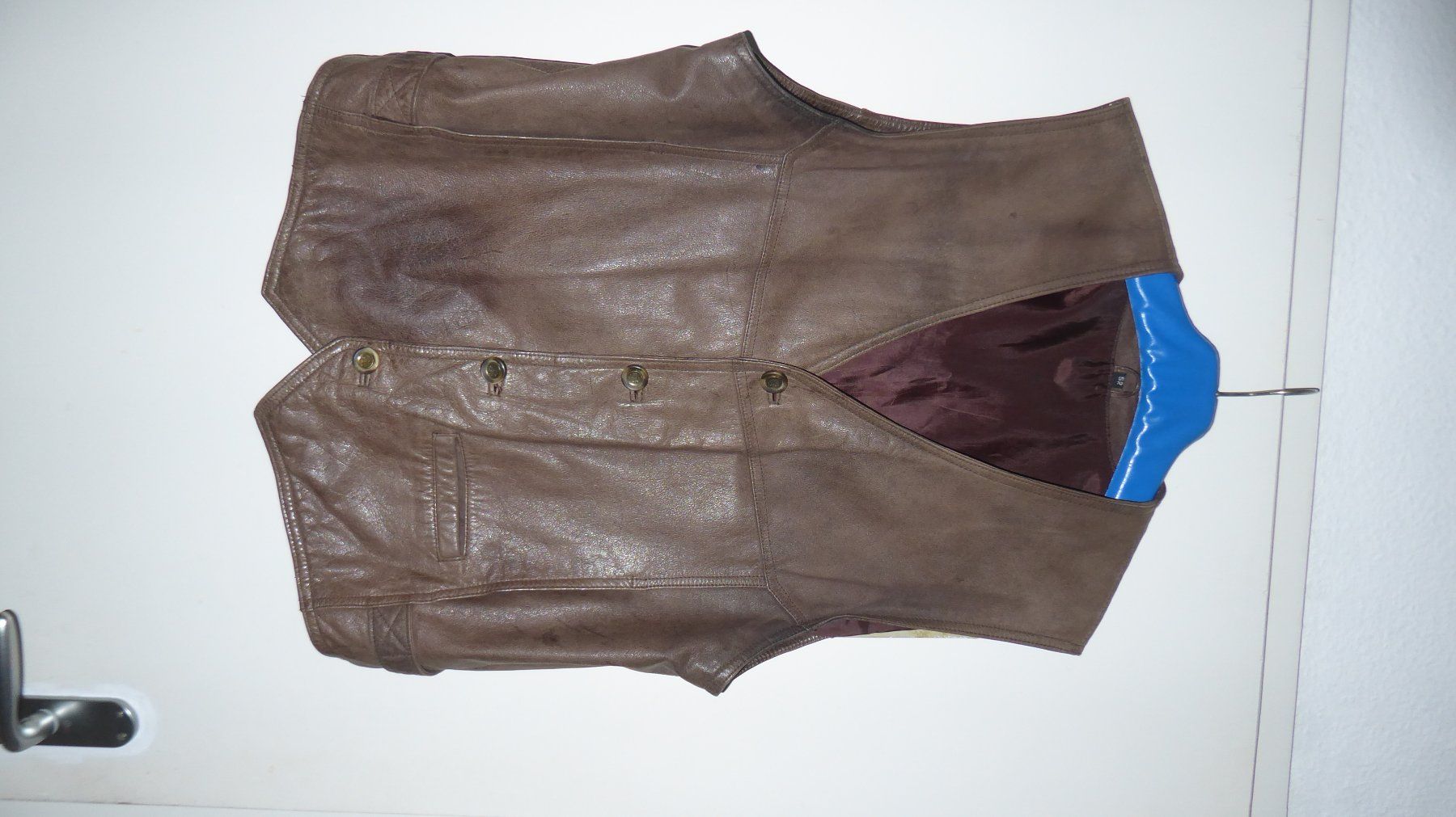 Gilets & Westen: Herren Leder Gilet Gr 52 – Gebraucht aus Sargans von Benziner 5