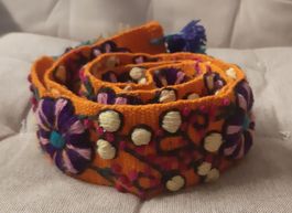 HANDMADE Blumige Gürtel NEU! aus PERU