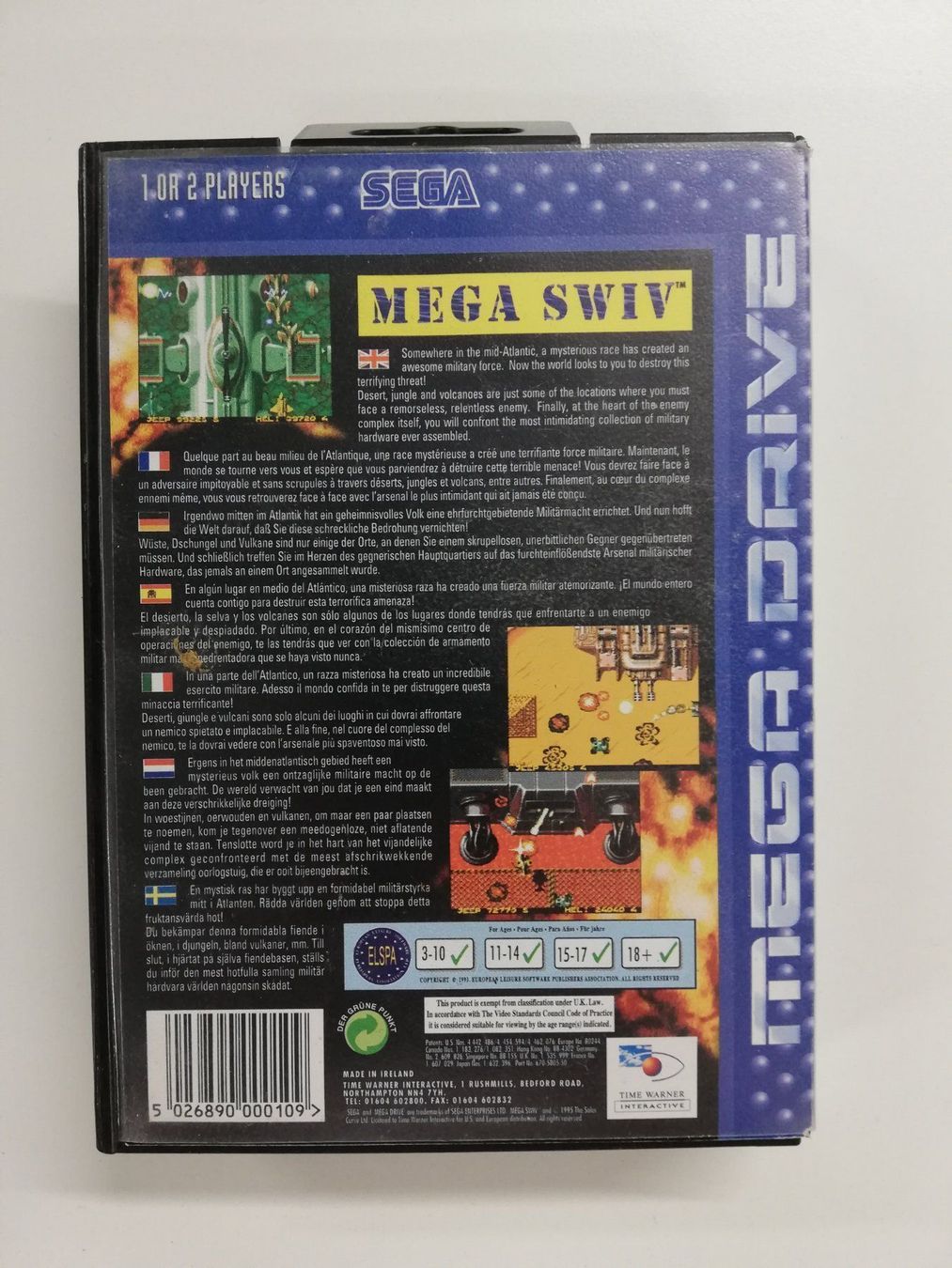 Sega Giochi: Mega Swiv / Sega Mega Drive / MD – Usato da St. Gallen venduto da zorro_dc 1