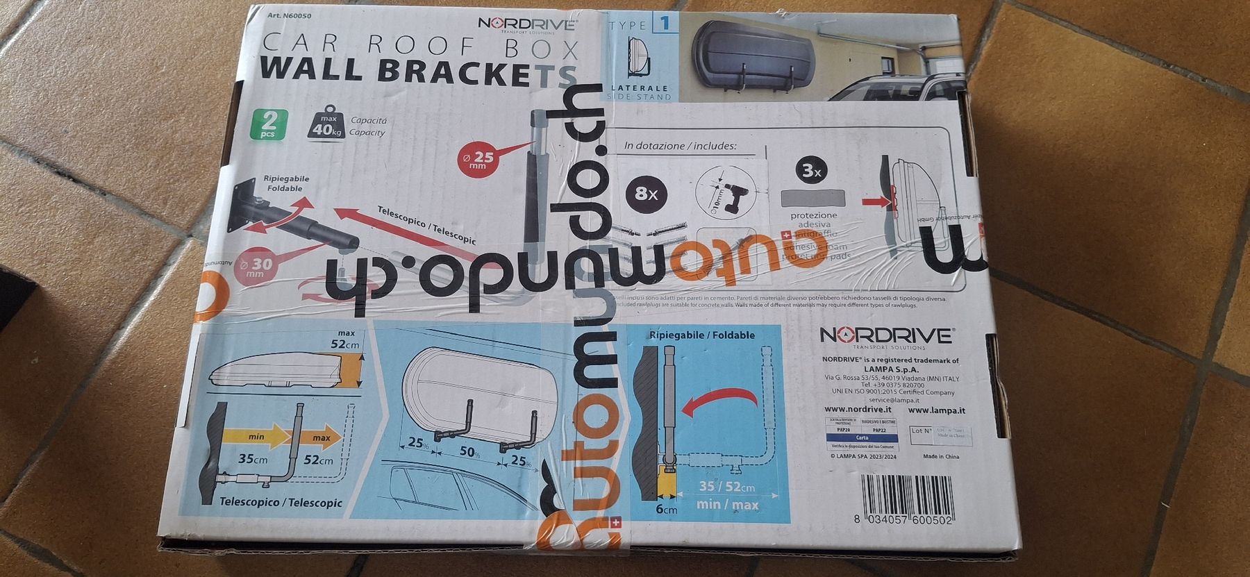 Supporti a parete: Roof Box Wall Brackets – Nuovo e nell'imballaggio originale da Vezia venduto da rob_hz8f 1