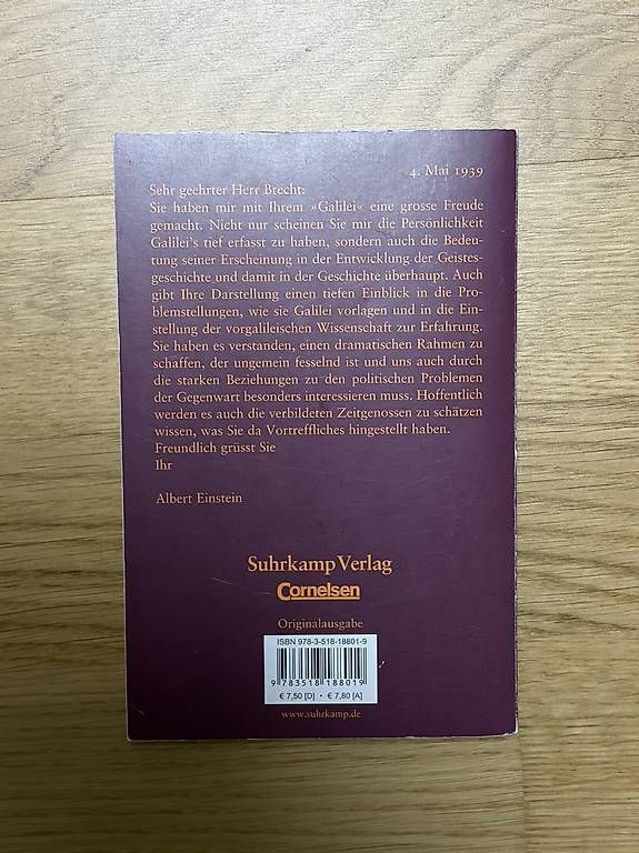 Livres: Leben des Galilei – D'occasion à Meilen par max_8csn 1
