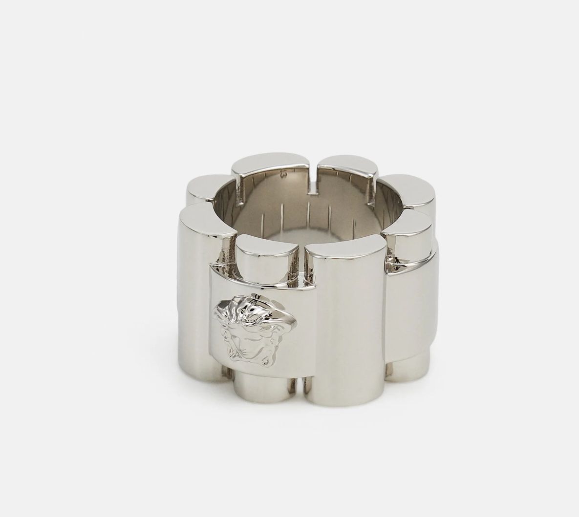 Versace Anelli: Versace UNISEX - Ring, silbrig Gr. 55 (15) – Nuovo e nell'imballaggio originale da Oberaach venduto da Dandy2021