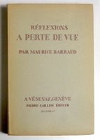Maurice Barraud - Réflexions à perte de vue