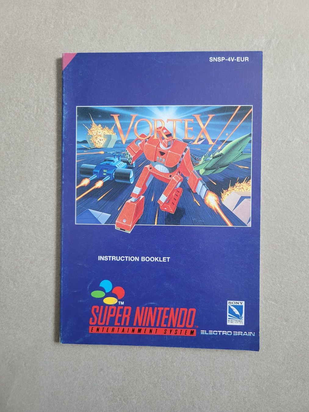 Giochi: Spielanleitung Vortex (SNES) – Usato da Uezwil venduto da -Retrogames-