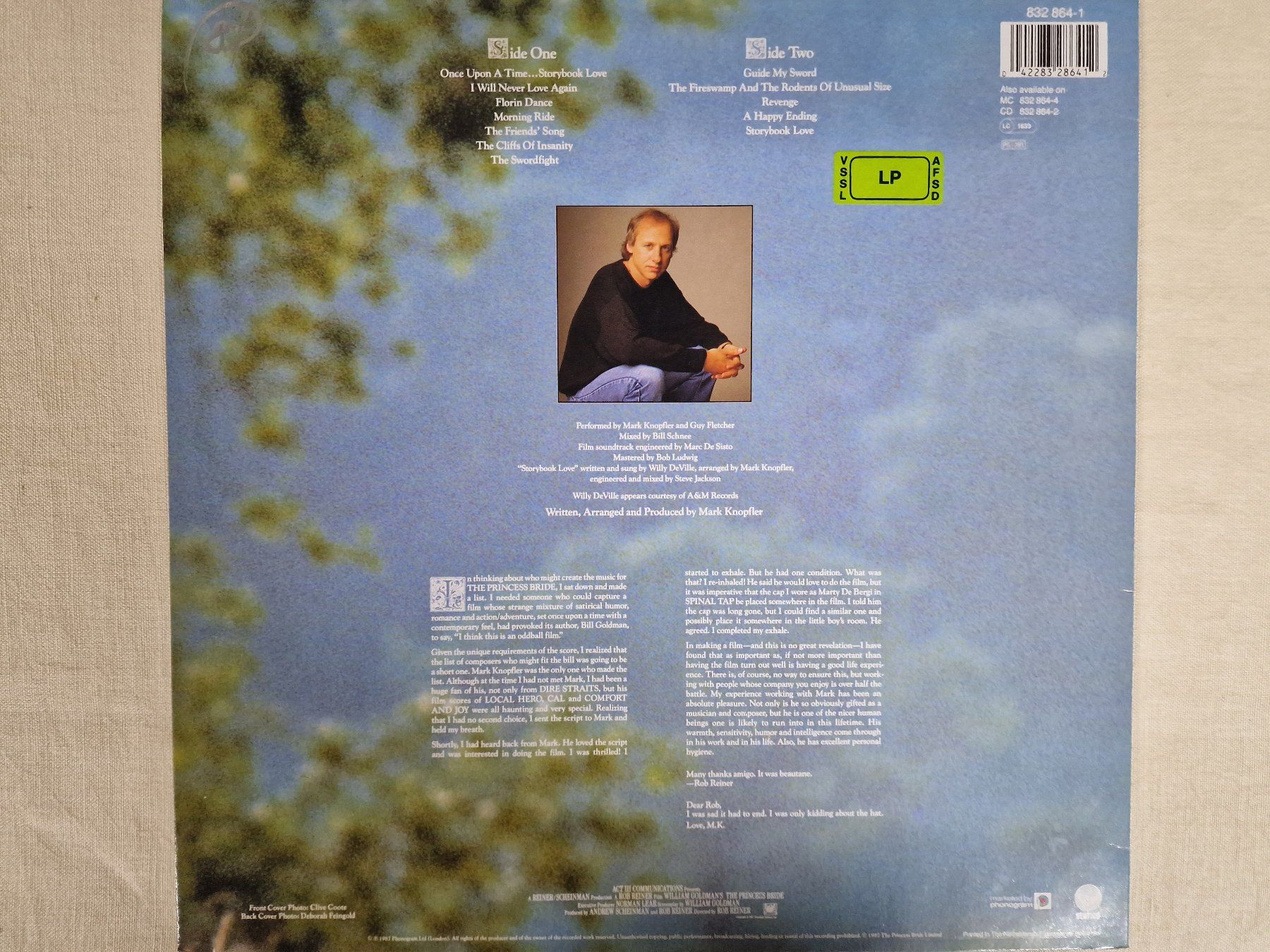 Schallplatten: Mark Knopfler LP – The Princess Bride – Gebraucht aus Root von  1