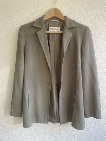 Veste MaxMara Vintage en laine et viscose, Taille 36!