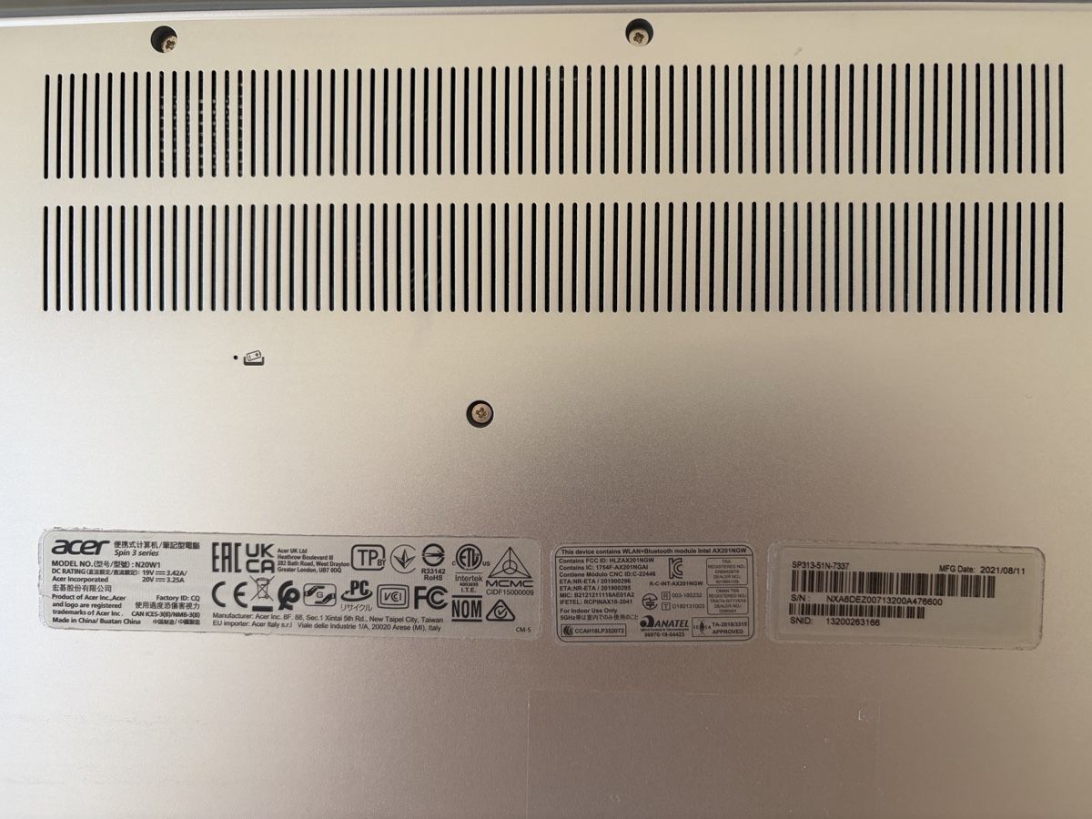 Acer Notebooks: Acer Spin 3 i7  – Gebraucht aus Bern von LivHost 5