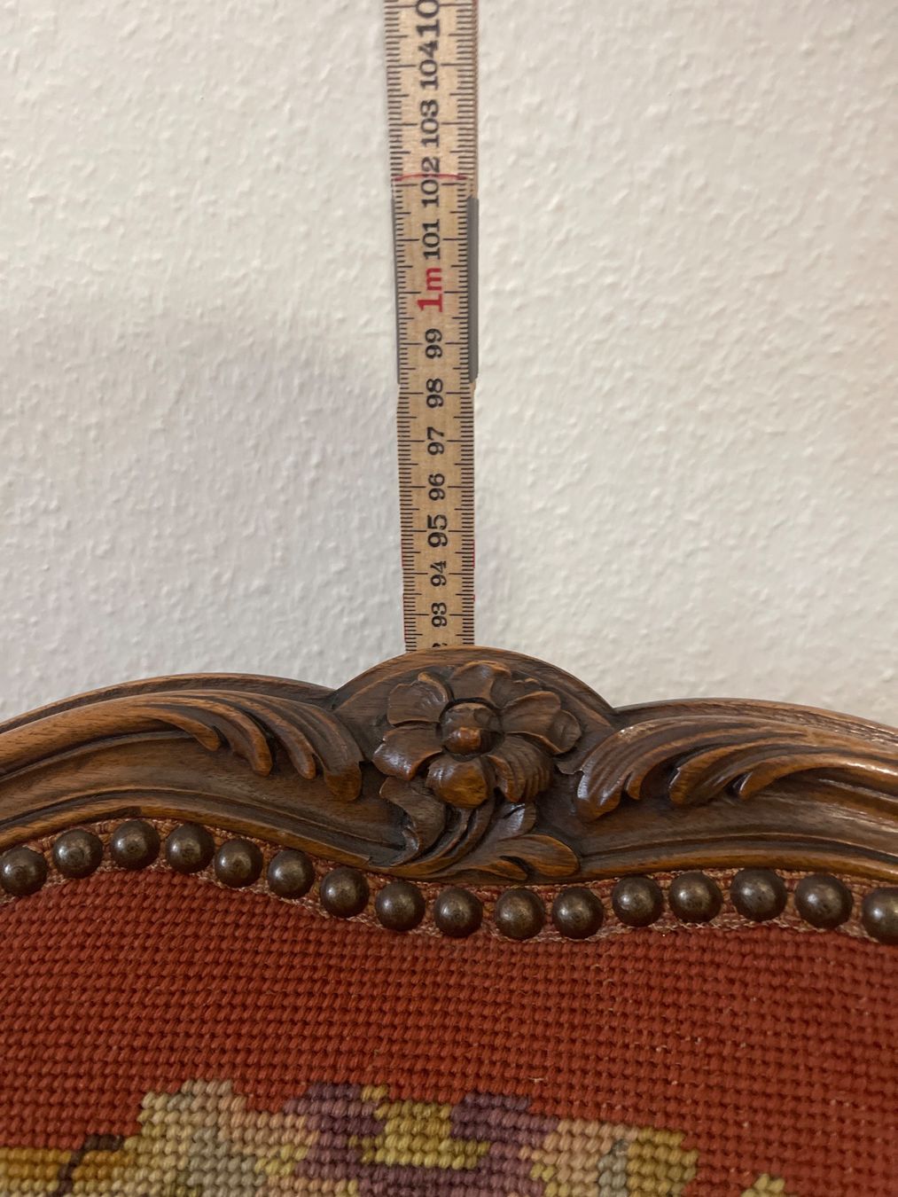 Poltrone: Antiker Sessel mit Rosenmuster – Usato da dietikon venduto da fernando011 9