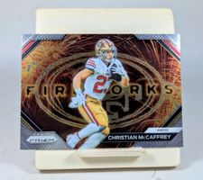 Christian McCaffrey 2023 Panini Prizm Fireworks 49ers 