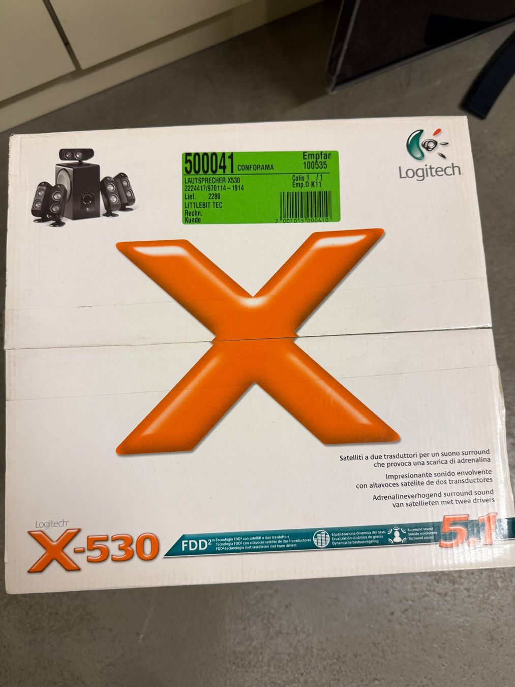 Logitech Casse acustiche: Logitech X-530 Lautsprecher 5.1 – Usato da Schlieren venduto da Stadtammannamt_8952 2