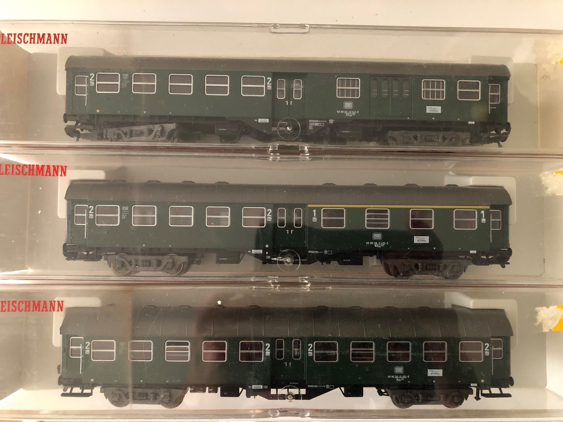 Fleischmann Modellini di ferrovie: Fleischmann 5127, 5128, 5129 – Nuovo e nell'imballaggio originale da Ostermundigen venduto da Garmin03 3