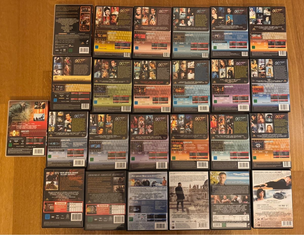 Tutti i DVDs: DVD: 007 Sammlung (25 DVD’s) – Usato da Belp venduto da Smiley90 2
