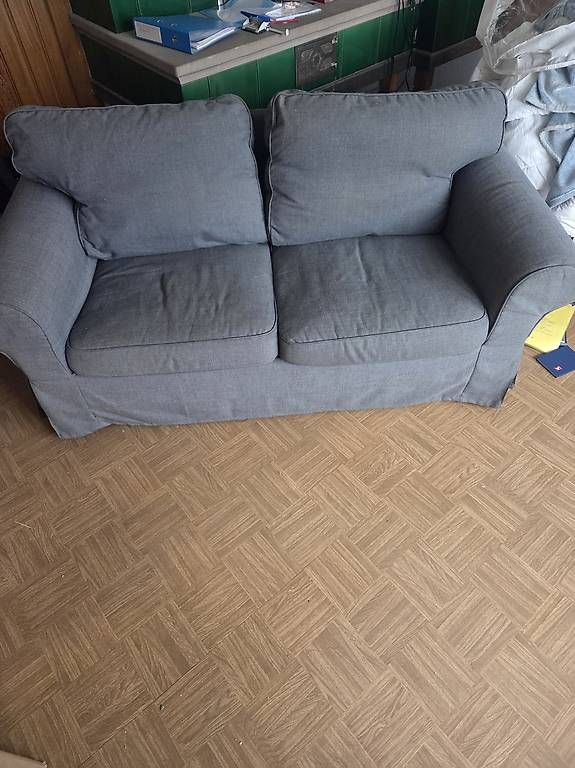 Sofas: Ektorp 2er Sofa mit grauem Bezug,waschbar – Gebraucht aus Wallbach von san_w7dd 1