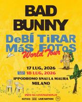 1x Biglietto Concerto Bad Bunny - 18.07.2026 Milano