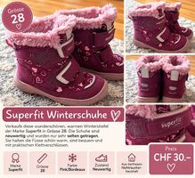 Winterschuhe Marke Superfit Gr 28