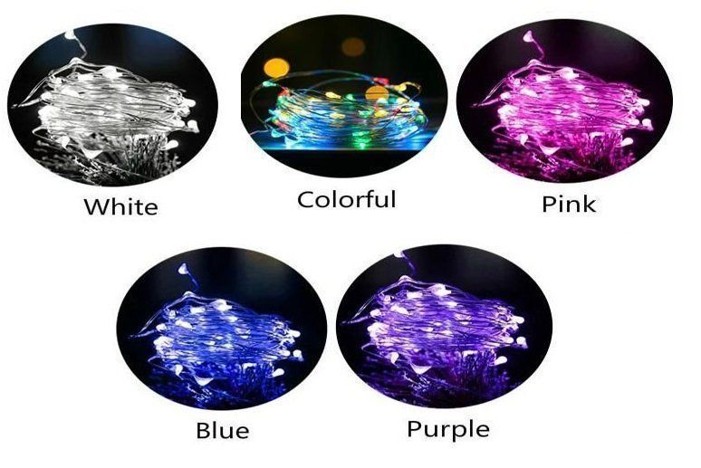 Ghirlande e barre luminose: 10M Led Draht String mit Fernbedienung 8 modus – Nuovo e nell'imballaggio originale da Uerkheim venduto da Kaufoption 2