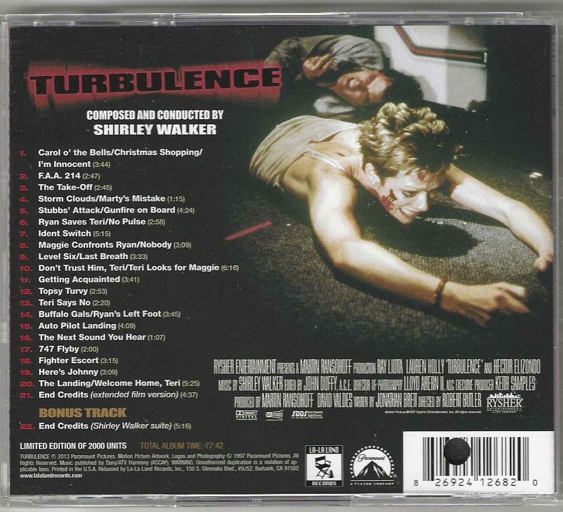 CD: Shirley Walker - Turbulence - Limited Edition – Usato da Genève venduto da CDLPBookS 1