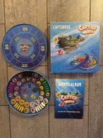 Komplettes SET CAPTOR BOX MANIA Magnete Spiel Dart Migros