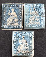 3x Strubel 23C Oblitérés 