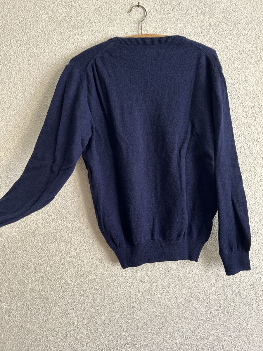 Pullover & Sweatshirts: Pull Camicissima laine & cachemire bleu marine losanges – Neu (gemäss Beschreibung) aus Morges von cat_6cm9 3