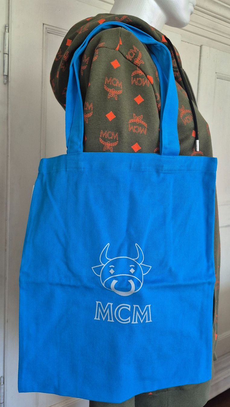 Mcm Borse: Original MCM Baumwoll-Tasche – Nuovo (secondo la descrizione) da Dottikon venduto da Pega7