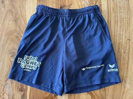 Erima Shorts Gr. 140 / 146 Blau kurze Hose Sommer