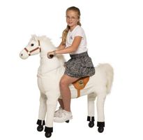 Spielzeugpferd auf Rädern, rollt beim Reiten, Animal Riding