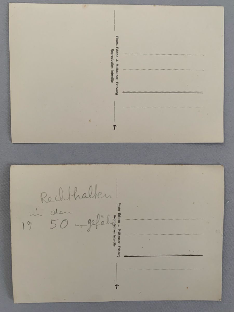 Cartes postales: Ansichtskarten Schweiz - Rechthalten FR – D'occasion à Düdingen par polytropon_5 3