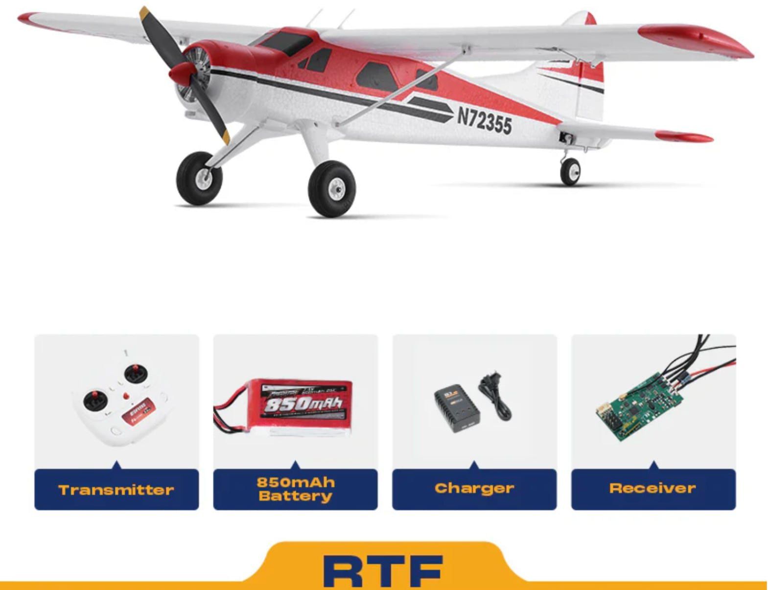 FMS Modellismo RC: FMS Beaver RTF rot - 80cm, Neuheit 2026 – Nuovo e nell'imballaggio originale da Oberrüti venduto da Veba-Trade 9
