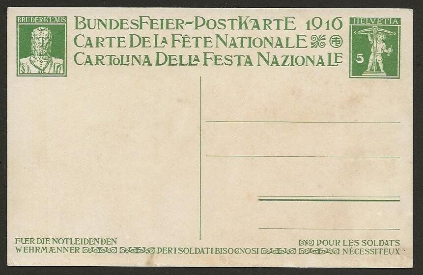 Tutti i francobolli: 1915  Bundesfeierkt. ungebraucht – Usato da Arlesheim venduto da kuhnphila