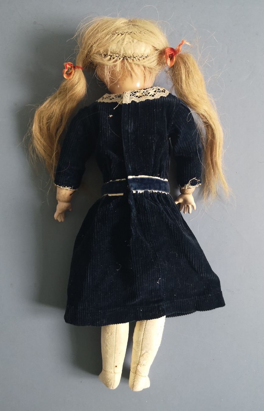Bambole: Antike Gliederpuppe, ca. 43 cm – Usato da Münsingen venduto da Rehtre 1