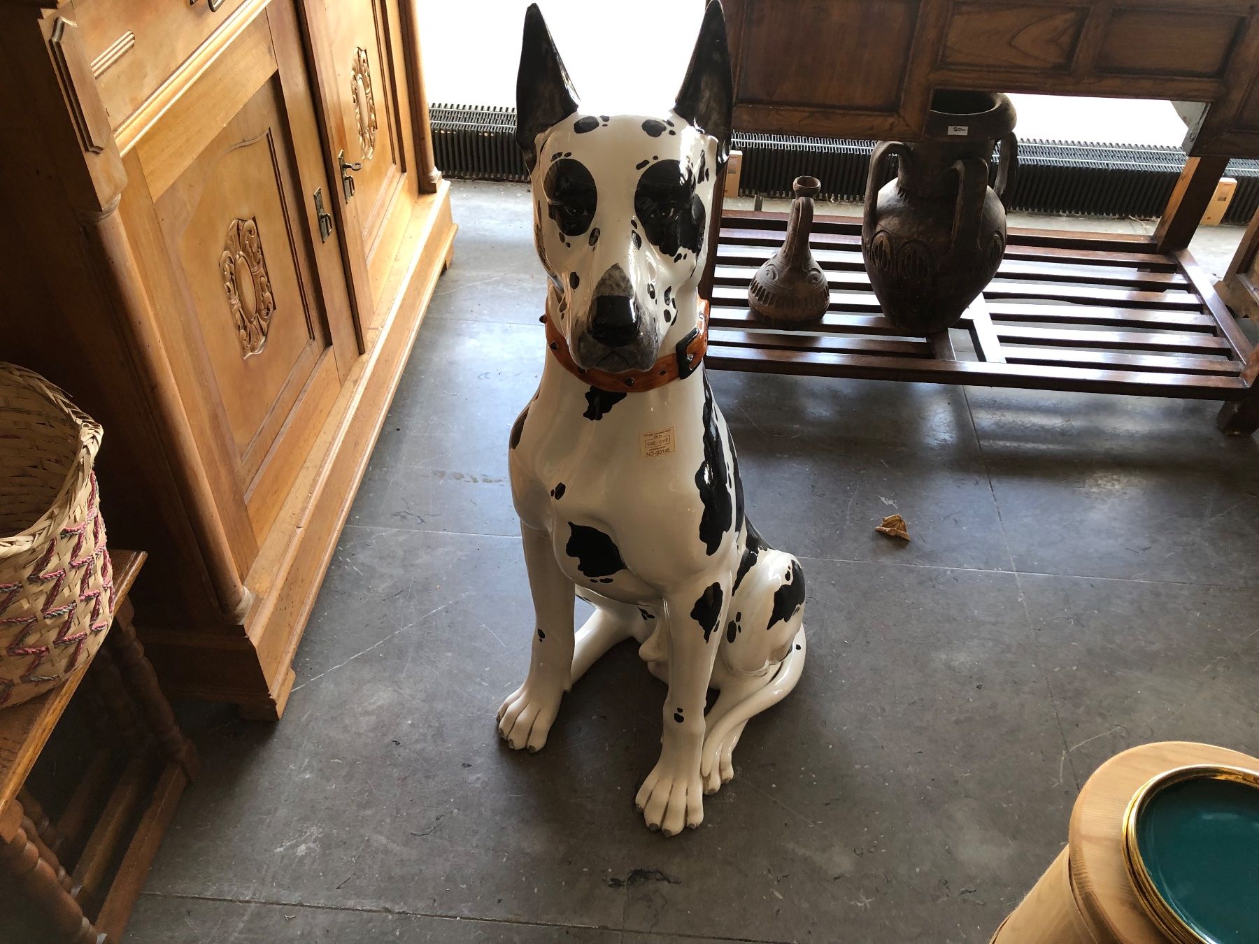 Statuette: Keramikhund Gross – Usato da Rothrist venduto da bambus18