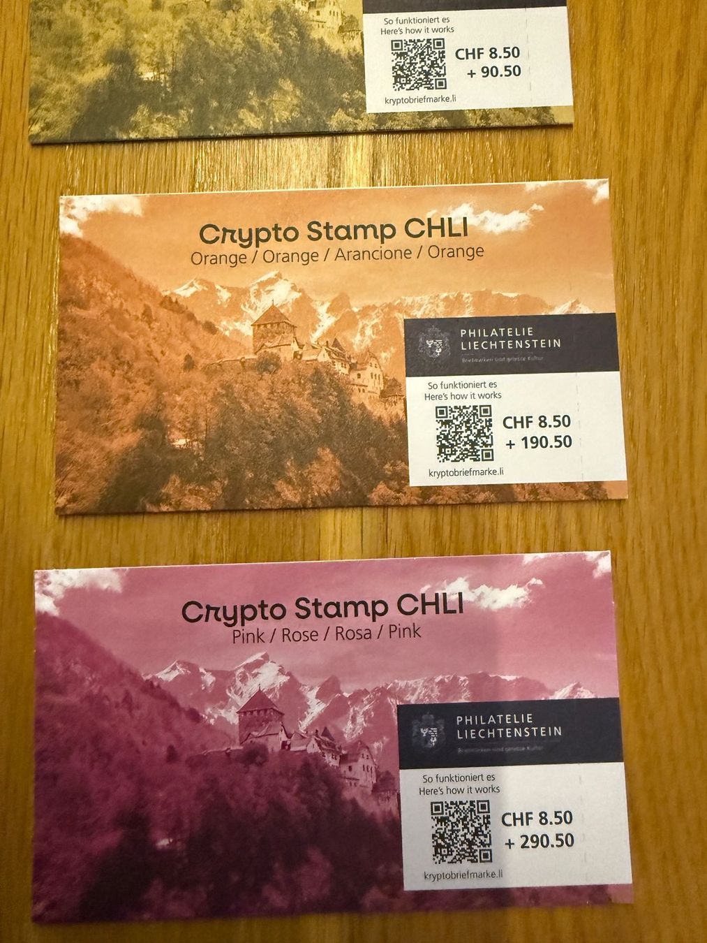 Serie Crypto Stamps CHLI; Schweiz und Liechtenstein (Neu und  originalverpackt) in Lungern für CHF 1250 – mit Lieferung auf Ricardo kaufen