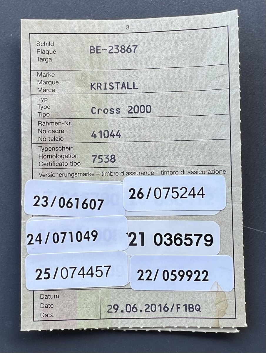 Sachs Ciclomotori: Kristall Cross 2000 – Usato da Ursenbach venduto da Wegi8 3