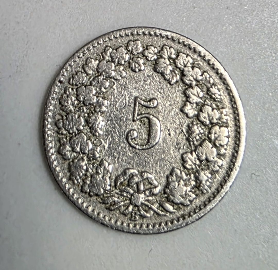 Tutti le monete: 5 Rapen 1898  Rare – Usato da Niederuzwil venduto da 262305 1