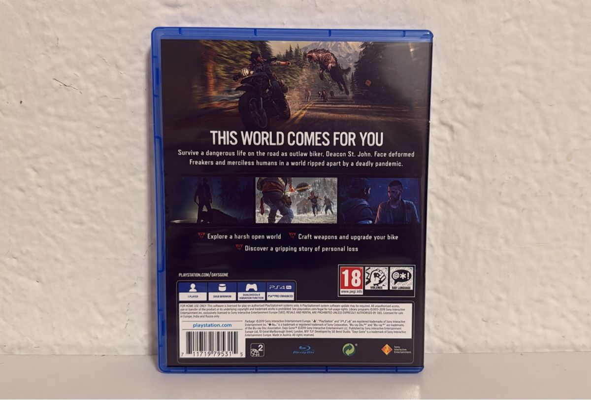Sony Giochi: Days Gone PS4/PS5 Game - Excellent Condition – Usato da Ehrendingen venduto da bubulence 1