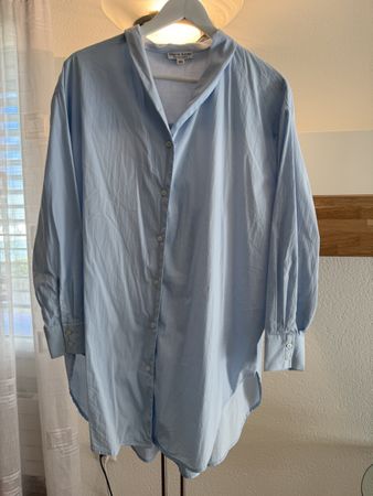 Marie Lund Damen Bluse hellblau OneSize guter Zustand