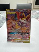 Pokemon Charizard & Braixen GX Tag Team mittlerem Zustand