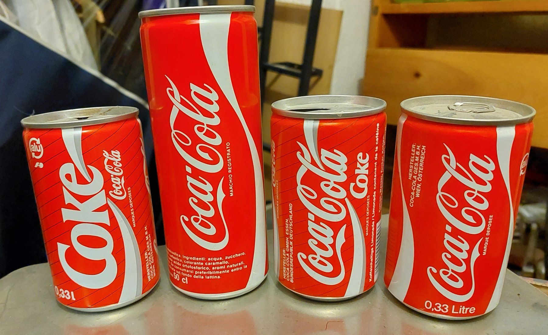 Coca-Cola Alle Dekorationen: Coca Cola-Sammlung, Vintage, 12 Stück plus Weiteres – Gebraucht aus Zürich von Lindwurm-Festung