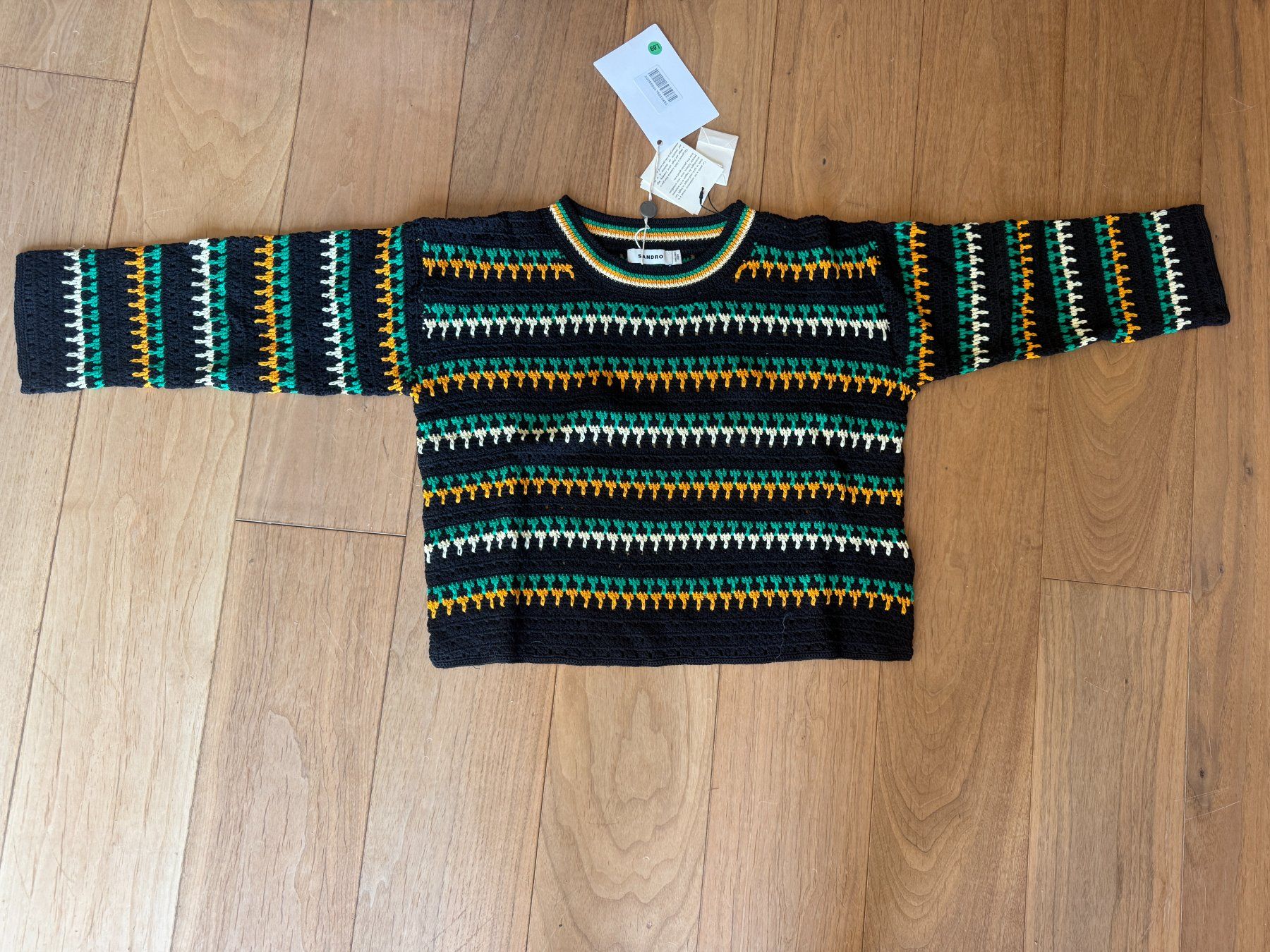 Sandro Maglioni & Felpe: New Sandro crochet sweater - Size 1 – Nuovo e nell'imballaggio originale da St-Sulpice VD venduto da juhdu 4