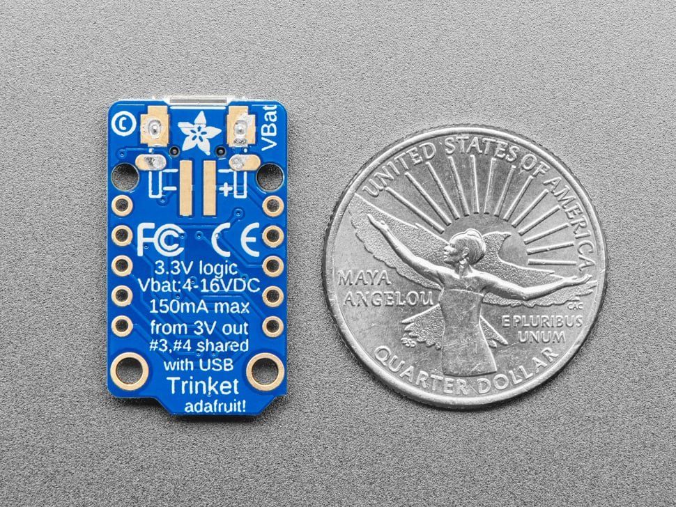 Elektronikbauteile: Adafruit Trinket Mini Microcontroller 3.3V Logic – Neu und originalverpackt aus Basel von tniederlaender 1