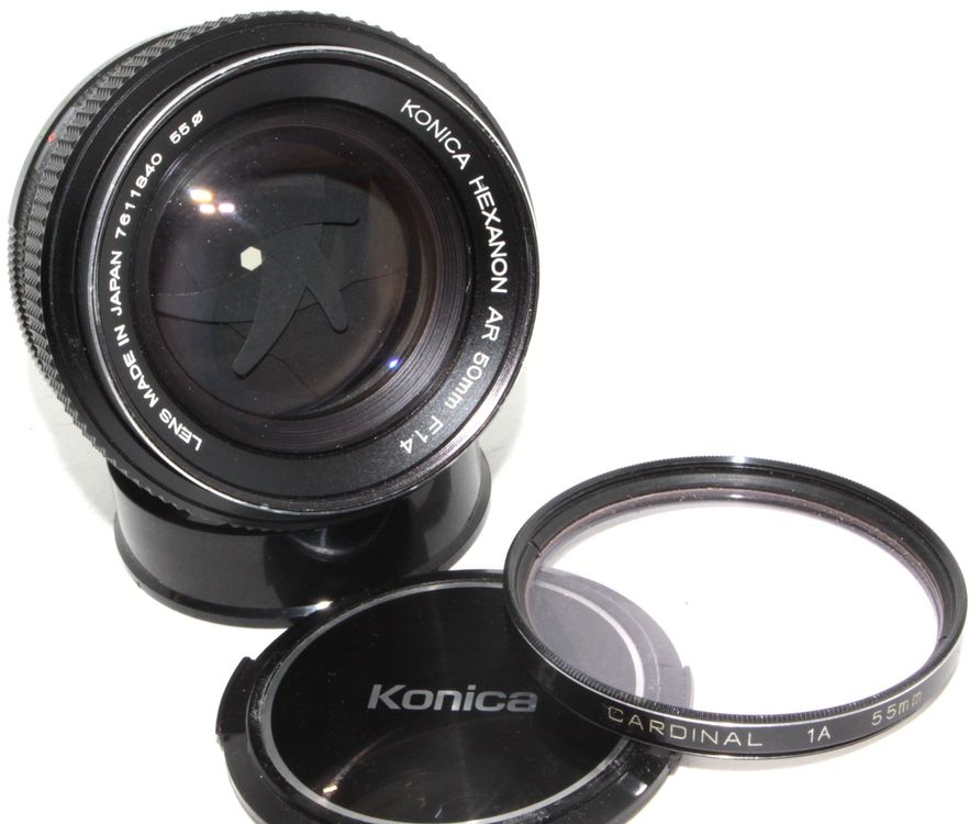 Konica Hexanon AR 50mm F1,4 (Gebraucht) in Lausanne für CHF 50 - mit